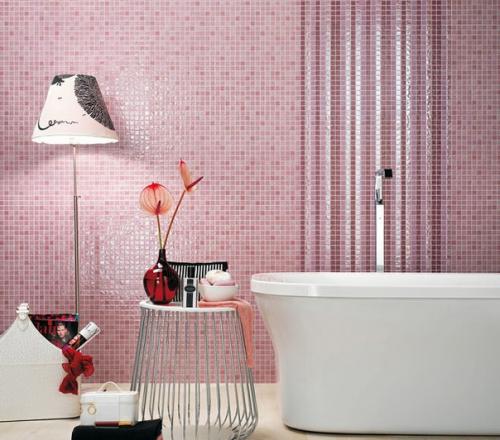Дизайн ванной комнаты с мозаикой.