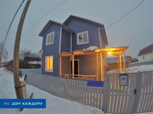 Делимся фотографиями готового дома в Иглино.