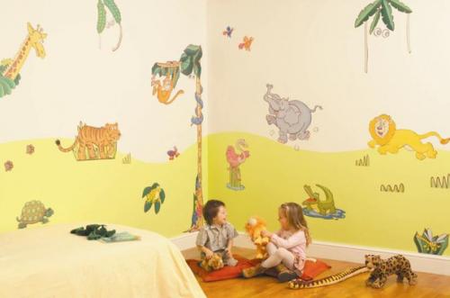 Идеи оформления стен в детской комнате. 04