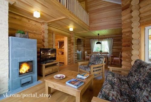 Сила традиций. Бревенчатый коттедж из сибирской лиственницы. 02