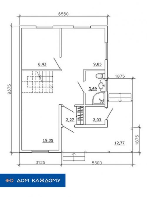 Делимся фотографиями готового дома в Иглино. 04