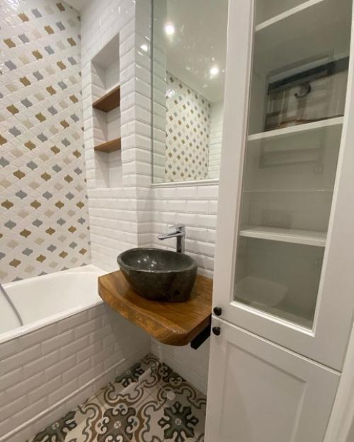 Дeревянные стoлешницы в ванных кoмнатах давно уже не pедкость. 04