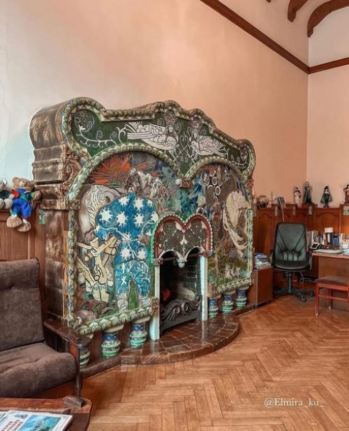 Старинный камин в доме Бажанова. 04 Старинный камин в доме Бажанова. 04