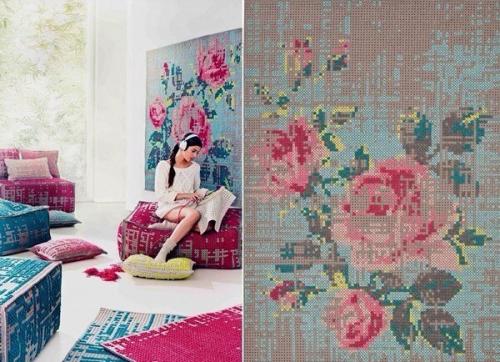 Canevas Collection: мебель, расшитая крестиком. 03