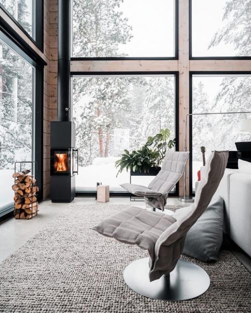 Скандинавский дизайн интерьера - это зимний и вдохновленный природой стиль. 01