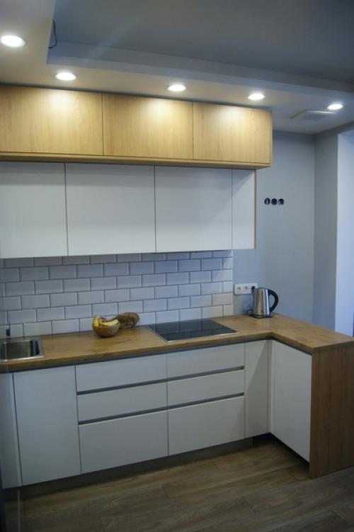 Кухня и гостиная в одной комнате. 05