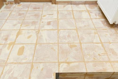 Кладка плитки. Шаг 1. подготовка основания сначала необходимо подготовить основание, чтобы оно было ровным, чистым и сухим. 09