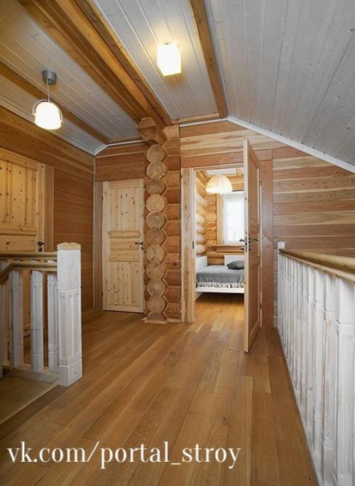 Сила традиций. Бревенчатый коттедж из сибирской лиственницы. 07