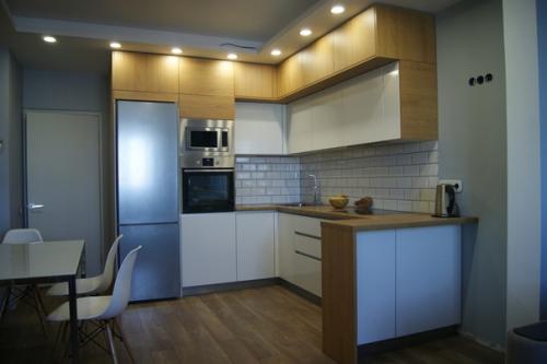 Кухня и гостиная в одной комнате. 02