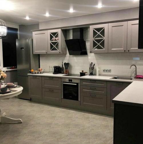 Современная кухня. В спокойной гамме. 02