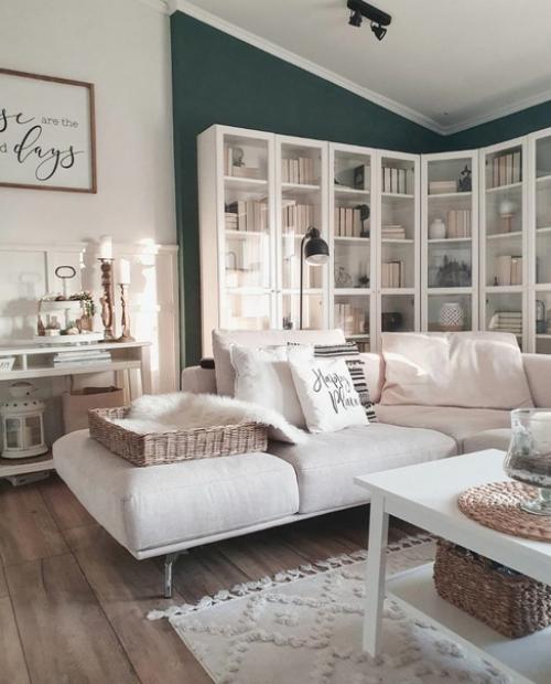 Интерьер квартиры. В светлых оттенках. 01