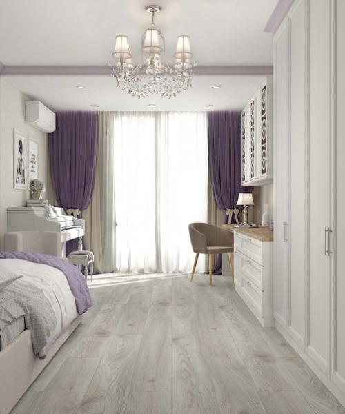 Проект детской комнаты в спокойных тонах. 02