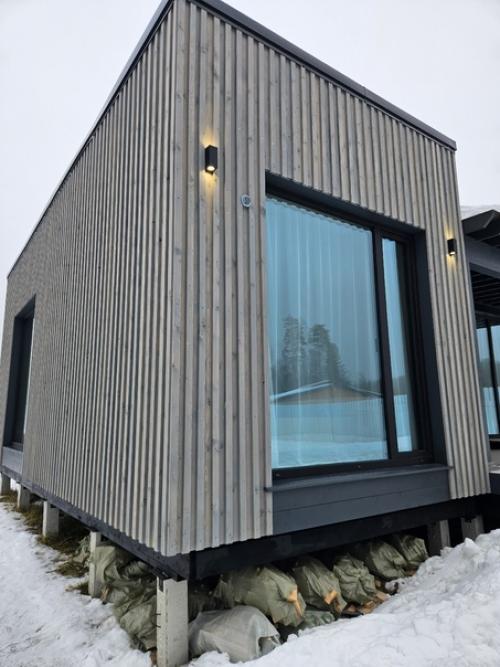 Еще один проект дома в увеличенном варианте 3+ модуля. 05