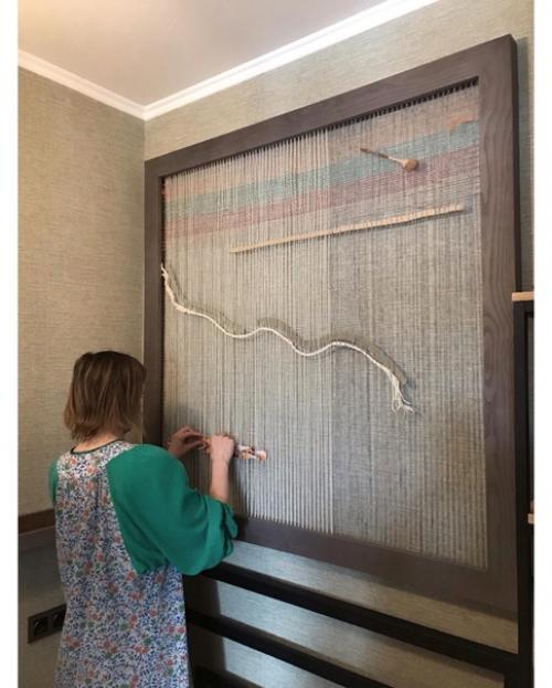 Столярные возможности ~.  Я и не Представляла, что мою Странную Идеюживого панно можно так реализовать. 04