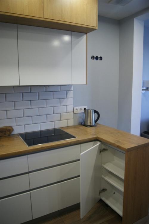 Кухня и гостиная в одной комнате. 08