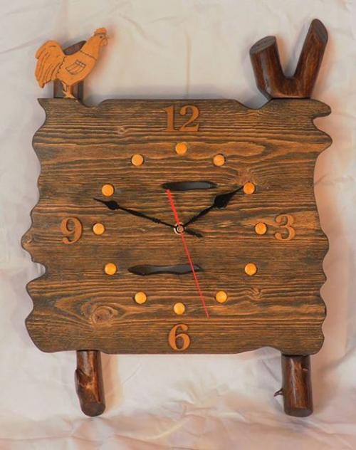 Идеи настенных, напольных и настольных декоративных часов, которые можно сделать из подручных материалов. 03