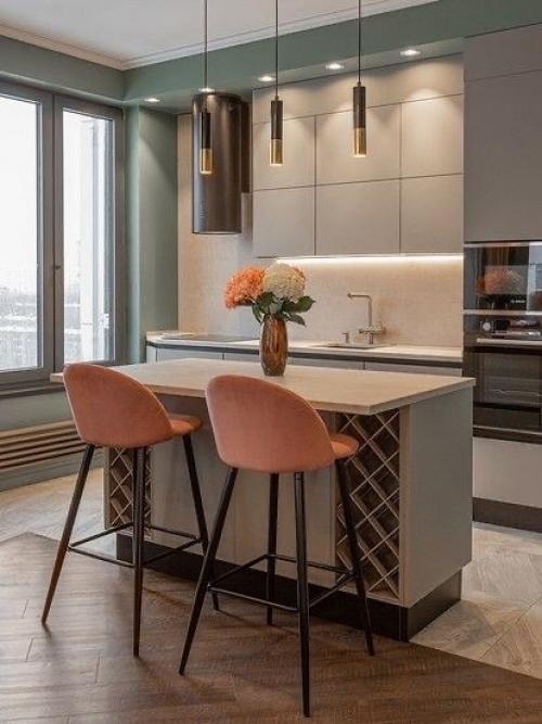 А еще мы сделали для вас подборку того, как красиво и оригинально смотрится Персиковый Пушок в интерьере квартиры. 08