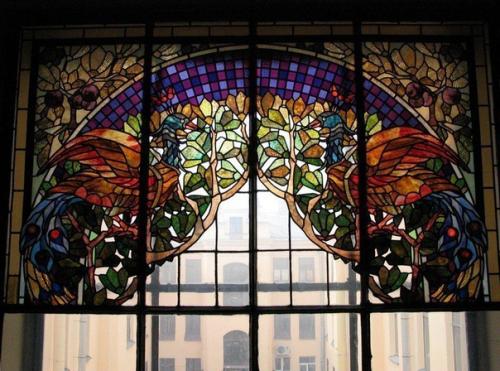 Интересные витражи в парадных северной столицы. 03 Интересные витражи в парадных северной столицы. 03