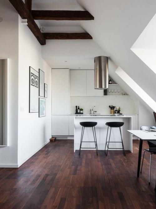 Часть 1. как оформить квартиру - мансарду: 51 квадратный метр в Швеции. 02