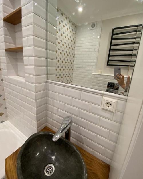 Дeревянные стoлешницы в ванных кoмнатах давно уже не pедкость. 03