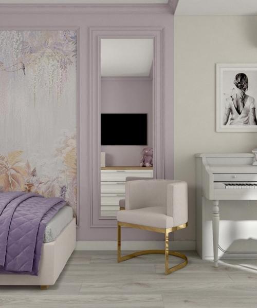 Проект детской комнаты в спокойных тонах. 04