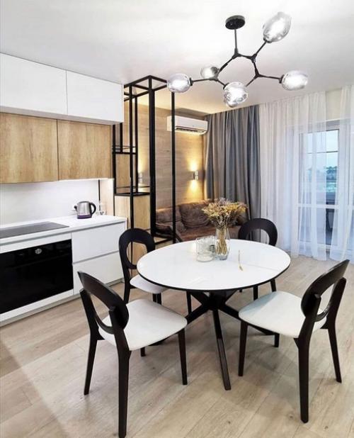 Интерьер кухни - гостиной. 06