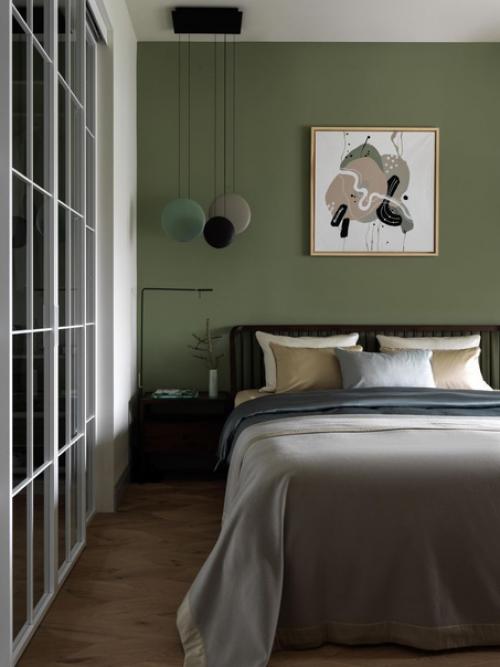 Реализованный интерьер скандинавской квартиры для молодой пары в Москве. 02