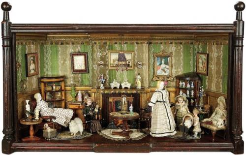 Кукольные комнаты в стиле бидермайер. 02