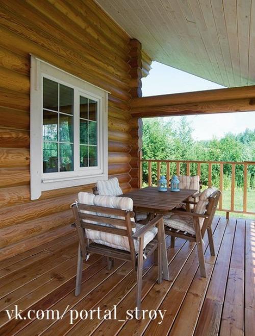 Сила традиций. Бревенчатый коттедж из сибирской лиственницы. 01