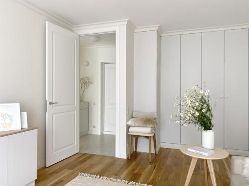 Легкий светлый интерьер однокомнатной квартиры 35 кв. 04