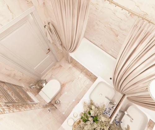 Нежные тона, неоклассика в небольшом пространстве. 04