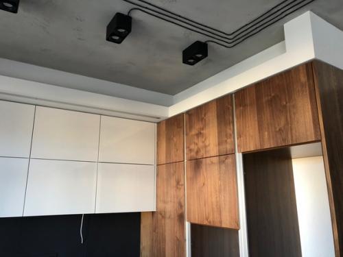 Реализация в процессе, дизайн - проект квартиры в стиле Минимализм с элементами лофт. 01