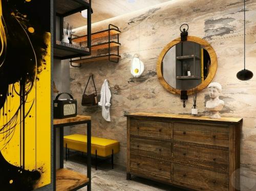 Проект перепланировки однокомнатной квартиры в студию 40, 3 м 2 (43, 4 м 2 с балконом. 06