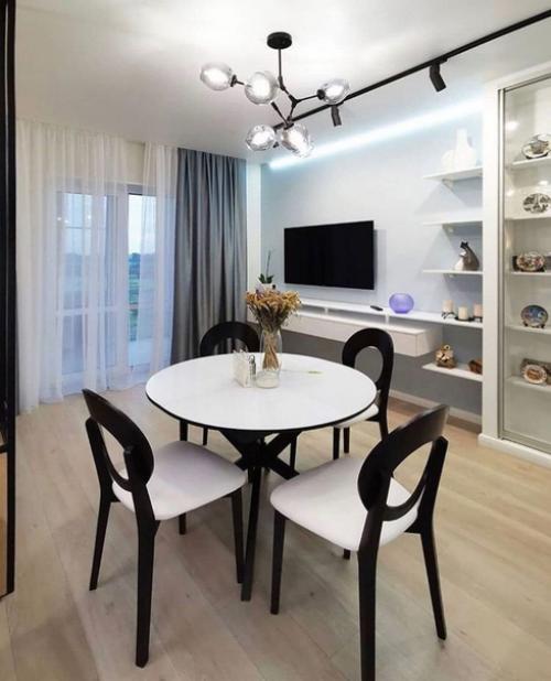 Интерьер кухни - гостиной. 02