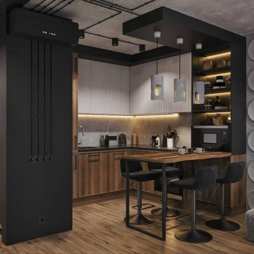 Современный интерьер с продуманной геометрией и уютной атмосферой. 03