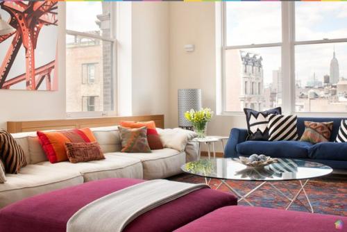 Красочный лофт на манхэттене. 01