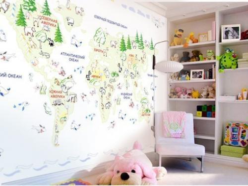 Идеи оформления стен в детской комнате. 07