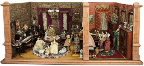 Кукольные комнаты в стиле бидермайер. 01