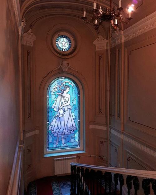 Интересные витражи в парадных северной столицы. 07 Интересные витражи в парадных северной столицы. 07