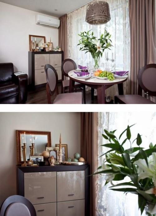 Очень уютный интерьер квартиры - студии площадью 33 кв. 05