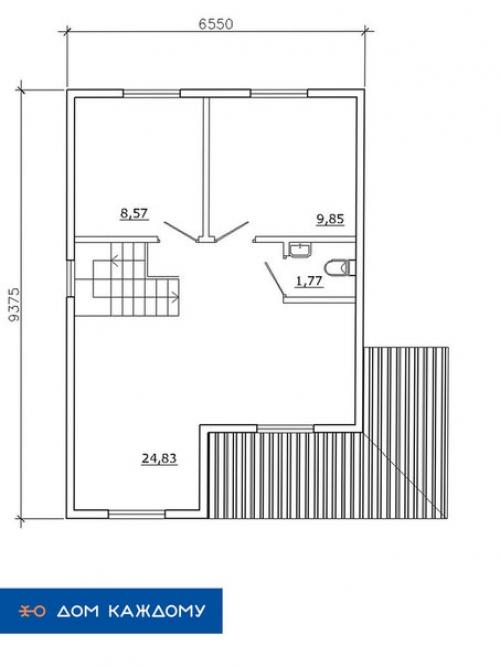 Делимся фотографиями готового дома в Иглино. 05