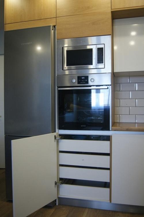 Кухня и гостиная в одной комнате. 06