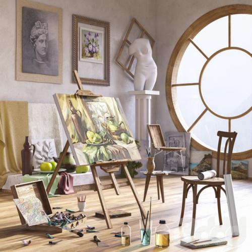 Как создать атмосферу вдохновения для художника. 01