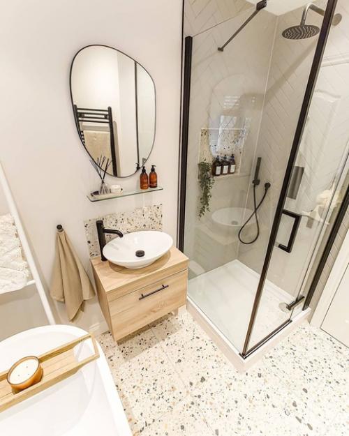 Ремонт ванной комнаты после и до. 03