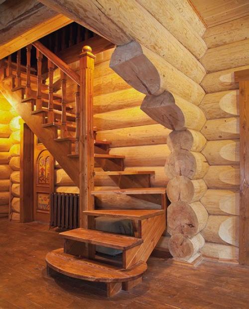 Русская сказка. Деревянный дом ручной рубки в старорусском стиле. 08