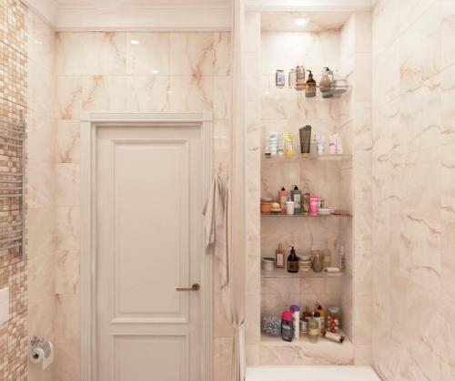 Нежные тона, неоклассика в небольшом пространстве. 02