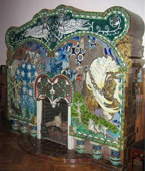 Старинный камин в доме Бажанова. 06 Старинный камин в доме Бажанова. 06