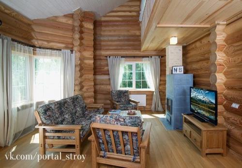 Сила традиций. Бревенчатый коттедж из сибирской лиственницы. 04