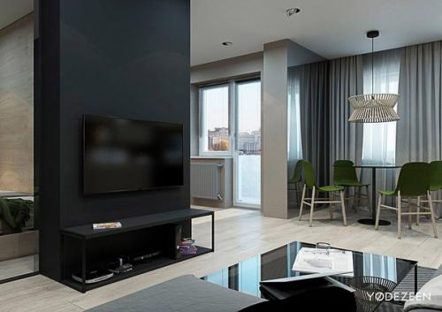 Идея для небольшой квартиры студии. 01