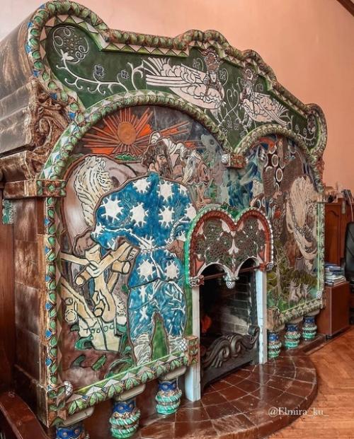 Старинный камин в доме Бажанова. 02 Старинный камин в доме Бажанова. 02